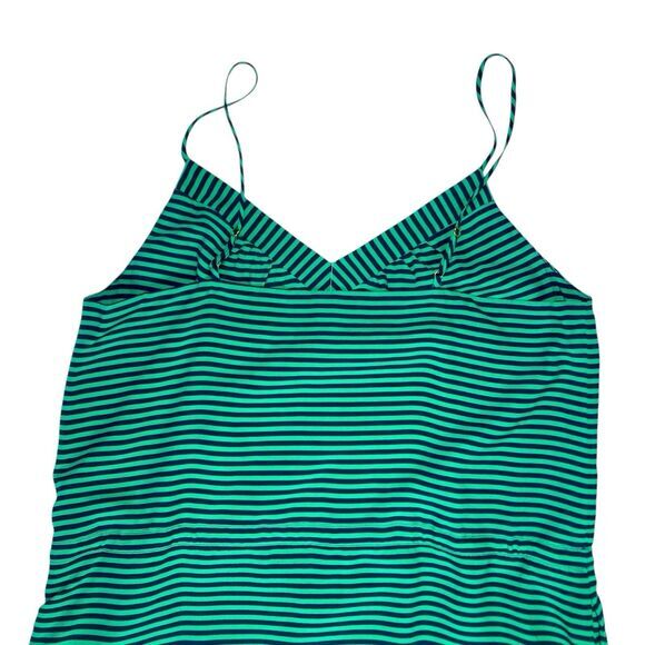 C. Wonder Cami Dress Womens XL Blue Green Silk Nautical Summer Beachy Comfy New - Picture 8 of 16